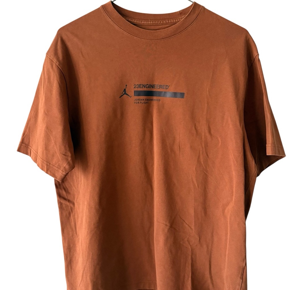 Jordan Men’s 23 Engineered Brown (Rust) S/S T Shirt Size Large